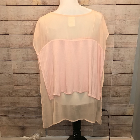 Zara knit tunic top light pink - Picture 2 of 4